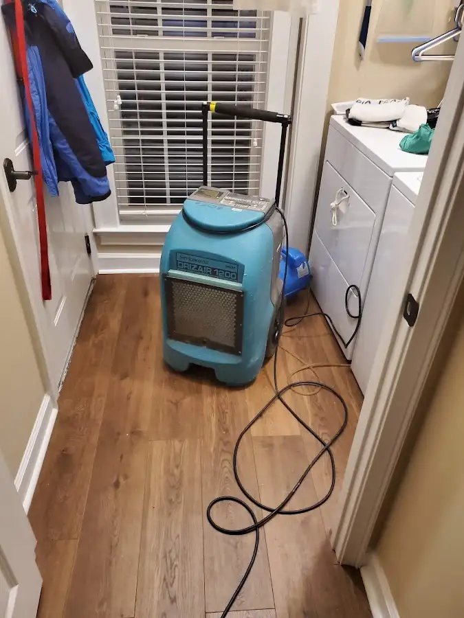 Commercial dehumidifier deployed for Flood Damage Cleanup in EspaÃ±ola